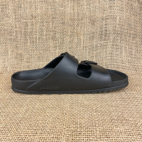 Birkenstock Arizona Sandals Black 2 Strap Essentials Women Size 9 - Picture 8 of 9
